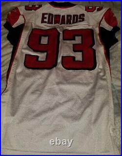 2011 Game Issued Reebok Atlanta Falcons Ray Edwards Jersey Size 46