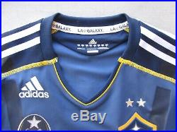 2011 LA GALAXY DAVID BECKHAM TEAM ISSUED LONG SLEEVE GAME JERSEY WithMLS CUP PATCH