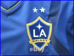 2011 LA GALAXY DAVID BECKHAM TEAM ISSUED LONG SLEEVE GAME JERSEY WithMLS CUP PATCH
