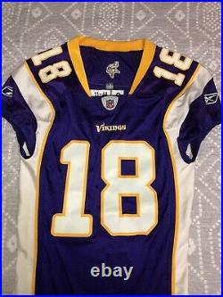 2011 Minnesota Vikings Sydney Rice Authentic Game Issued Jersey