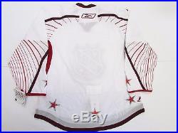 2011 NHL All Star Game White Team Issued Reebok Edge 2.0 7287 Jersey Size 58