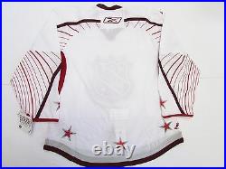 2011 NHL All Star Game White Team Issued Reebok Edge 2.0 7287 Jersey Size 58+