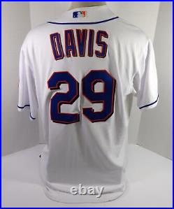 2011 New York Mets Ike Davis #29 Game Issued White Jersey 50 DP34750
