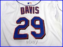 2011 New York Mets Ike Davis #29 Game Issued White Jersey 50 DP34750