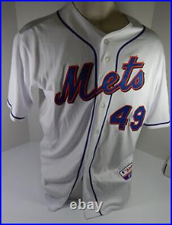 2011 New York Mets Jon Niese #49 Game Issued White Jersey 48 DP53217