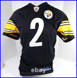 2011 Pittsburgh Steelers #2 Game Issued Black Jersey 48 DP49492