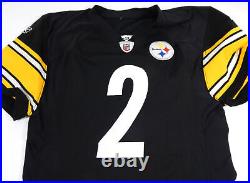 2011 Pittsburgh Steelers #2 Game Issued Black Jersey 48 DP49492