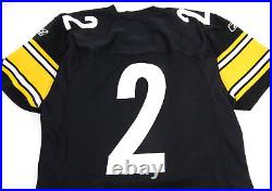 2011 Pittsburgh Steelers #2 Game Issued Black Jersey 48 DP49492