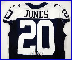 2012 Dallas Cowboys Jones #20 Game Issued Navy Jersey Thanksgiving Throwback 68