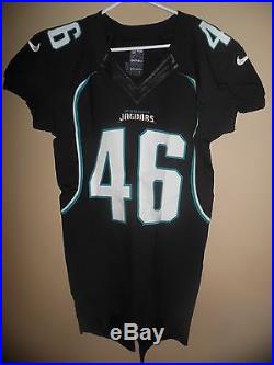 2012 Game Issued Jacksonville Jaguars Nike Football Jersey Used Worn