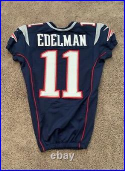 2012 Julian Edelman Game / Team Issued Home Jersey With COA New England Patriots