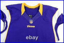 2012 Minnesota Vikings Blank Game Issued Purple Jersey 48 DP20348