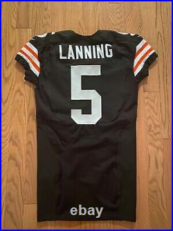 2012 Nike Cleveland Browns Spencer Lanning Game Issued/Used Jersey