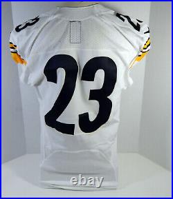 2012 Pittsburgh Steelers #23 Game Issued White Jersey 44 DP21148
