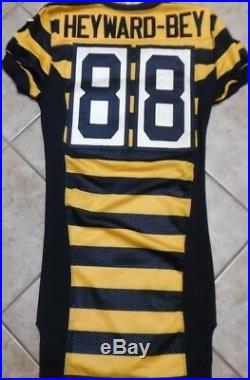 2012 Pittsburgh Steelers Game Issued Steelers Bumble Bee Jersey Heyward-bey