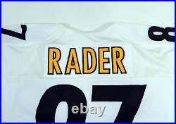 2012 Pittsburgh Steelers Kevin Rader #87 Game Issued White Jersey DP14359