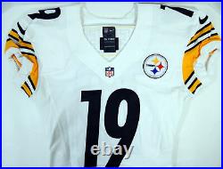2012 Pittsburgh Steelers Tyler Beiler #19 Game Issued White Jersey 42 DP21281