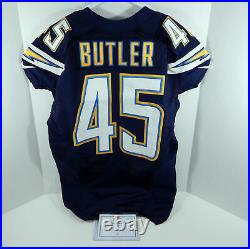 2012 San Diego Chargers Donald Butler #45 Game Issued Navy Jersey
