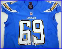 2012 San Diego Chargers Michael Huey #69 Game Issued Powder Blue Jersey