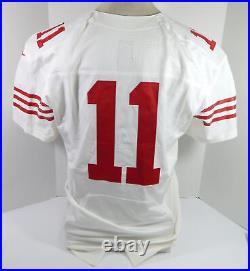2012 San Francisco 49ers #11 Game Issued White Jersey 46 99