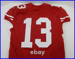 2012 San Francisco 49ers #13 Game Issued Red Jersey 42 DP15615