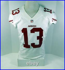 2012 San Francisco 49ers #13 Game Issued White Jersey 42 DP30233