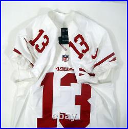 2012 San Francisco 49ers #13 Game Issued White Jersey 42 DP30233