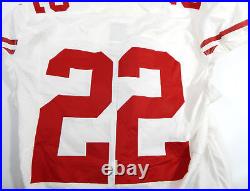 2012 San Francisco 49ers Carlos Rogers #22 Game Issued White Jersey 40 DP30293