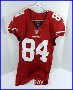 2012 San Francisco 49ers Randy Moss #84 Game Issued Red Jersey 40 DP34811