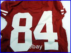 2012 San Francisco 49ers Randy Moss #84 Game Issued Red Jersey 40 DP34811