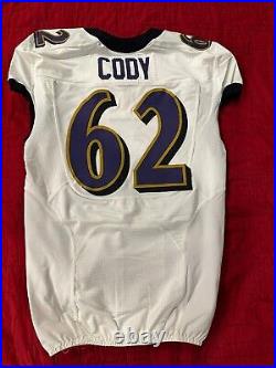 2012 Super Bowl Season Game Issued Terrance Cody Jersey