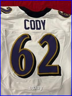 2012 Super Bowl Season Game Issued Terrance Cody Jersey