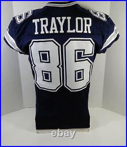 2013 Dallas Cowboys Austin Traylor #86 Game Issued Navy Jersey 44 DP16970