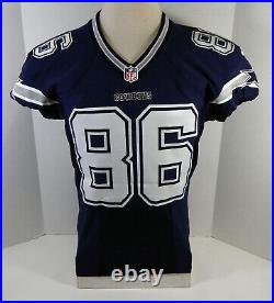 2013 Dallas Cowboys Austin Traylor #86 Game Issued Navy Jersey 44 DP16970