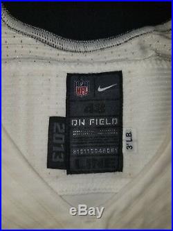 2013 NFL Game Issued/Worn Nike New Orleans Saints De La Puente Jersey Size 48