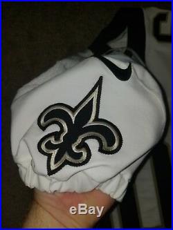 2013 NFL Game Issued/Worn Nike New Orleans Saints De La Puente Jersey Size 48