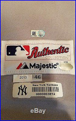 2013 New York Yankees Mariano Rivera Game Issued Away Jersey Steiner LOA