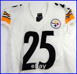 2013 Pittsburgh Steelers #25 Game Issued White Jersey 40 DP49499