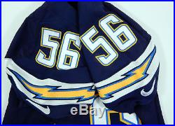 2013 San Diego Chargers Donald Butler #56 Game Issued Navy Jersey AA0016873