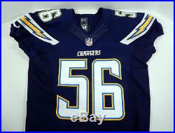 2013 San Diego Chargers Donald Butler #56 Game Issued Navy Jersey AA0016873