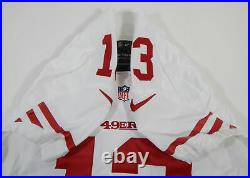 2013 San Francisco 49ers #13 Game Issued White Jersey DP16507