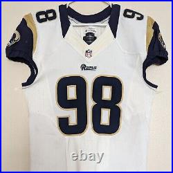 2013 St. Louis Rams Nike Team Issued Nick Fairley Autographed Jersey #98 Pro Cut