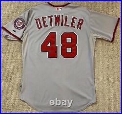 2013 Washington Nationals Ross Detwiler Issued Game Jersey