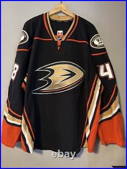 2014-15 Anaheim Ducks Game Issued Pro Cut Jersey Size 58 Colby Robak