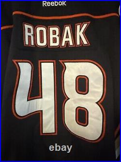 2014-15 Anaheim Ducks Game Issued Pro Cut Jersey Size 58 Colby Robak