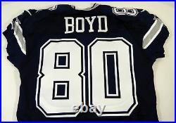 2014 Dallas Cowboys Chris Boyd #80 Game Issued Navy Jersey 42 DP15558
