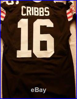 2014 Josh Cribbs Game Used Issued Jersey Cleveland Browns Very Rare Kent State