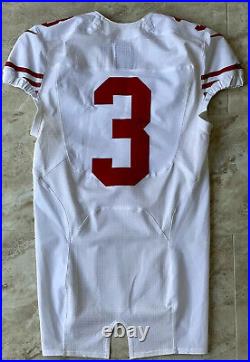 2014 NFL San Francisco 49ers Road Team Issued Game Jersey Player #3 Nike Size 42