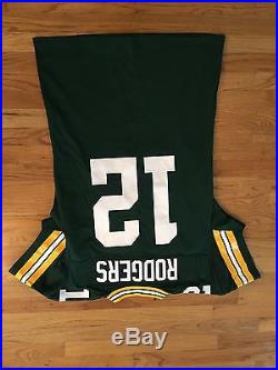 2014 Nike Team Game Issued Aaron Rodgers Green Bay Packers MVP Jersey