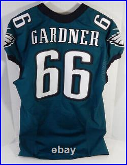 2014 Philadelphia Eagles Andrew Gardner #66 Game Issued Green Jersey 48+4 683